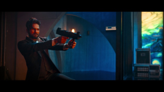 Video Reference: Flash photography, Entertainment, Event, Electric blue, Display device, Art, Fictional character, Animation, Fun, Shooting