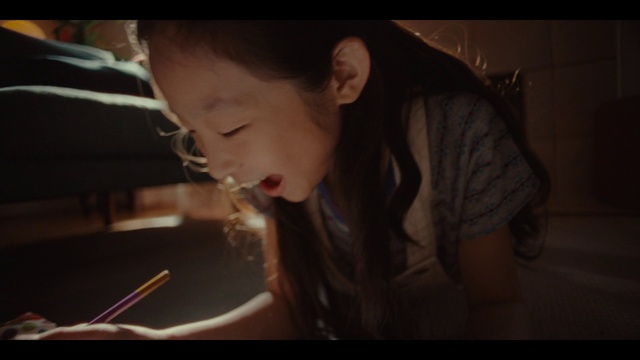 Video Reference: Nose, Eyelash, Flash photography, Happy, Writing implement, Office supplies, Toddler, Fun, Writing instrument accessory, Event