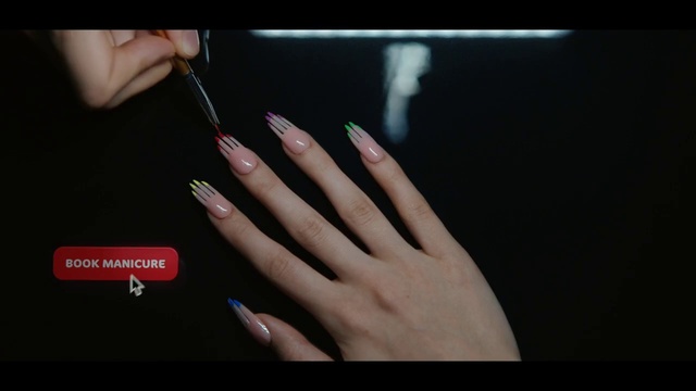 Video Reference: Eyebrow, Gesture, Finger, Gadget, Nail polish, Communication Device, Nail care, Thumb, Cosmetics, Nail