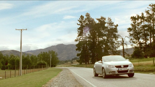 Video Reference: Cloud, Sky, Car, Vehicle, Land vehicle, Tire, Wheel, Plant, Automotive lighting, Automotive design