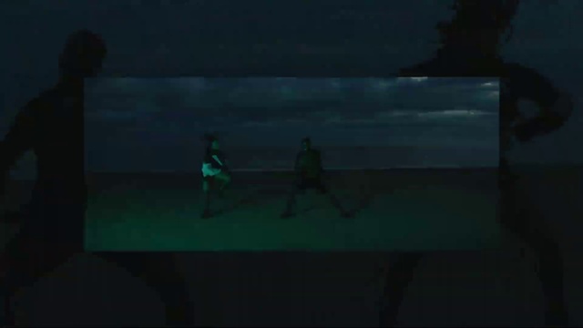 Video Reference: Water, Tints and shades, Horizon, Rectangle, Underwater, Art, Electric blue, Landscape, Display device, Visual arts
