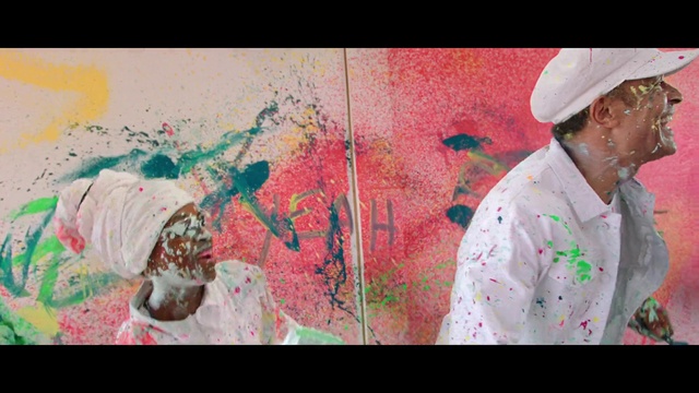 Video Reference: Paint, Art, Artist, Pink, Happy, Magenta, Tints and shades, Painting, Pattern, Font