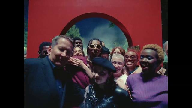 Video Reference: Smile, Shirt, Purple, Vision care, Entertainment, Happy, Eyewear, Goggles, Sunglasses, Magenta