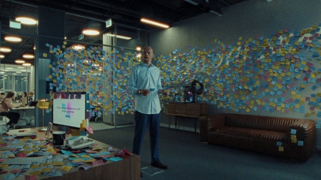 Video Reference: World, Table, Art, Flooring, Event, Space, Leisure, Electric blue, Smile, Visual arts