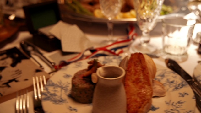 Video Reference: Food, Tableware, Table, Plate, Dishware, Ingredient, Stemware, Recipe, Kitchen utensil, Wine glass