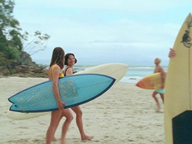 Video Reference: Surfing, Surfboard, Cloud, Sky, People on beach, Surfing Equipment, Beach, Outdoor recreation, Swimwear, Body of water