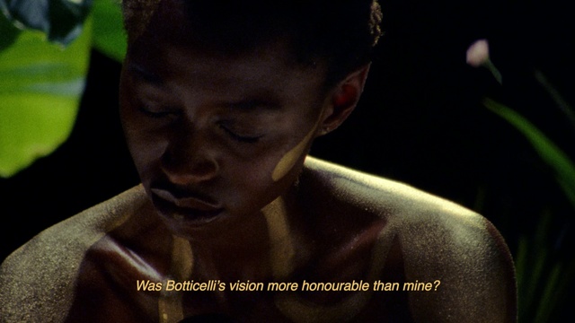 Video Reference: Forehead, Eyebrow, Flash photography, Ear, Happy, Black hair, Eyelash, Barechested, Chest, Darkness