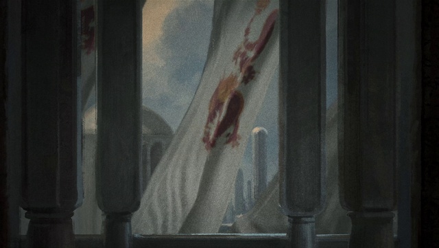 Video Reference: Wood, Window, Grey, Curtain, Tints and shades, Glass, Art, Transparent material, Window treatment, Metal