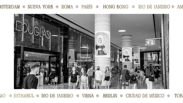 Video Reference: Clothing, Human, Font, Black-and-white, Line, Customer, City, Retail, Event, Monochrome photography