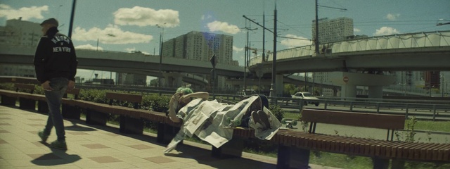 Video Reference: Cloud, Sky, Building, Motor vehicle, Asphalt, Road surface, Urban design, Plant, Road, City