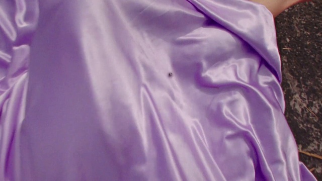 Video Reference: Purple, Dress shirt, Sleeve, Violet, Dress, Collar, Magenta, Formal wear, T-shirt, Electric blue