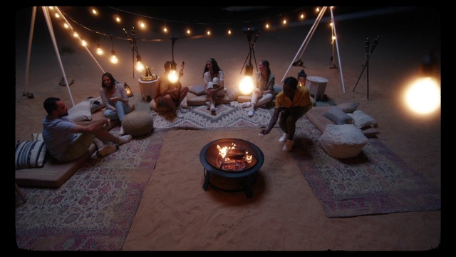 Video Reference: Decoration, Leisure, Event, Entertainment, Performing arts, Performance art, Flooring, Room, Tent, Candle