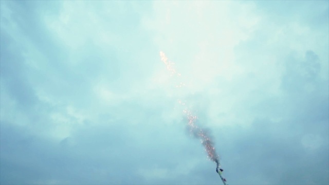 Video Reference: Cloud, Sky, Pollution, Fireworks, Smoke, Cumulus, Aircraft, Event, Aerobatics, Meteorological phenomenon