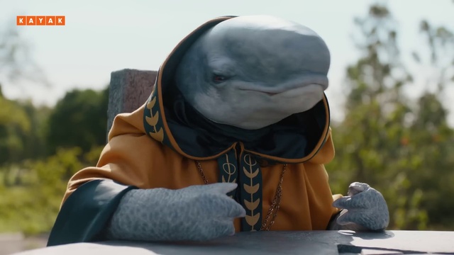 Video Reference: Sky, Vertebrate, Mammal, Personal protective equipment, Tree, Fin, Landscape, Fish, Wildlife, Sitting