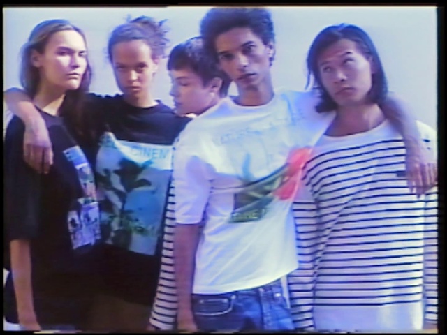 Video Reference: Facial expression, T-shirt, Entertainment, Happy, Adaptation, Fun, Electric blue, Beauty, Youth, Electronic device