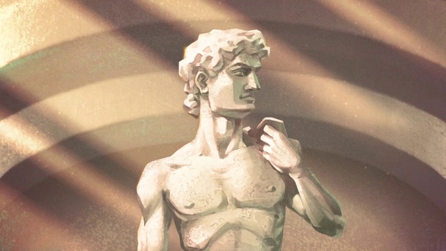 Video Reference: Jaw, Sculpture, Statue, Gesture, Artifact, Art, Chest, Classical sculpture, Monument, Trunk