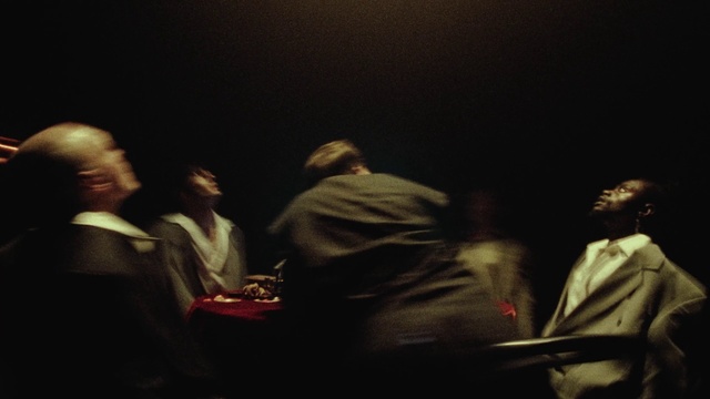 Video Reference: Entertainment, Performing arts, Interaction, Music, Musician, Performance art, Event, Darkness, Formal wear, Conversation