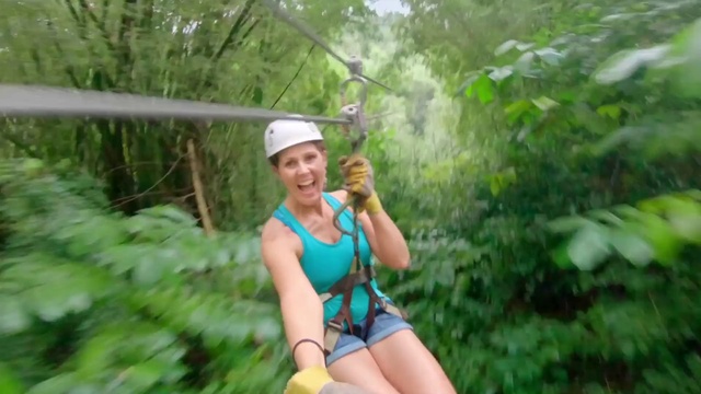 Video Reference: Smile, Plant, People in nature, Grass, Terrestrial plant, Leisure, Tree, Hat, Swimwear, Happy