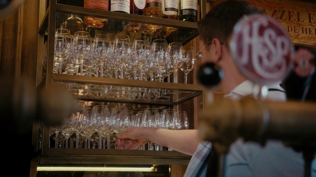 Video Reference: Barware, Eyewear, Glass, Drinkware, Display case, Sunglasses, Metal, Fun, Fashion accessory, Retail