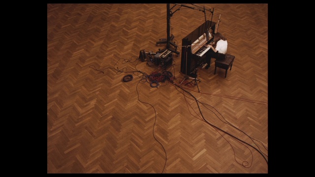 Video Reference: Furniture, Musical instrument, Keyboard, Wood, Piano, Flooring, Floor, Tints and shades, Rectangle, Hardwood