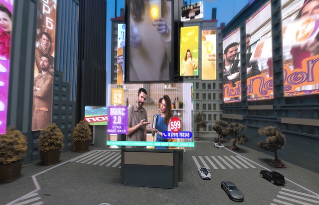 Video Reference: Display device, Technology, City, Snapshot, Facade, Flat panel display, Billboard, Advertising, Event, Street