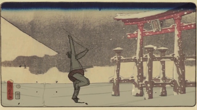 Video Reference: Art, Rectangle, Wall, Font, Tints and shades, Wood, Painting, Illustration, Visual arts, Drawing