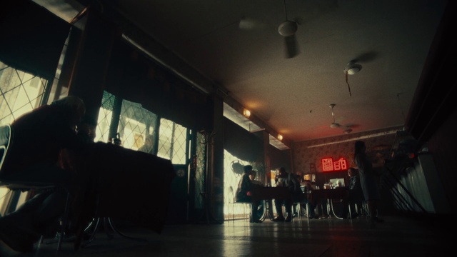 Video Reference: Window, Chair, Building, Sky, Tints and shades, Darkness, Event, City, Entertainment, Midnight