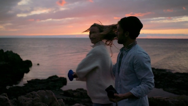 Video Reference: Cloud, Sky, Water, Shirt, Flash photography, People in nature, Hat, Happy, Gesture, Travel