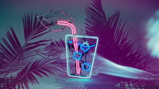 Video Reference: Purple, Organism, Art, Font, Automotive lighting, Magenta, Visual effect lighting, Electric blue, Neon, Event