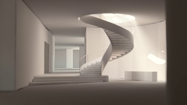 Video Reference: Wood, Stairs, Material property, Art, Tints and shades, Fixture, Ceiling, Composite material, Building, Flooring