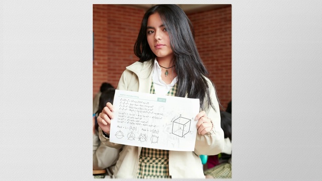 Video Reference: Sleeve, Handwriting, Happy, Font, Event, Smile, Fashion design, Job, Sitting, Room