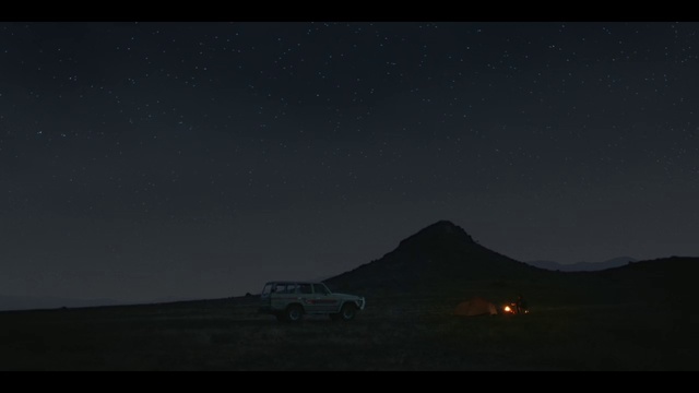 Video Reference: Sky, Atmosphere, Atmospheric phenomenon, Horizon, Landscape, Astronomical object, Science, Midnight, Star, Mountain