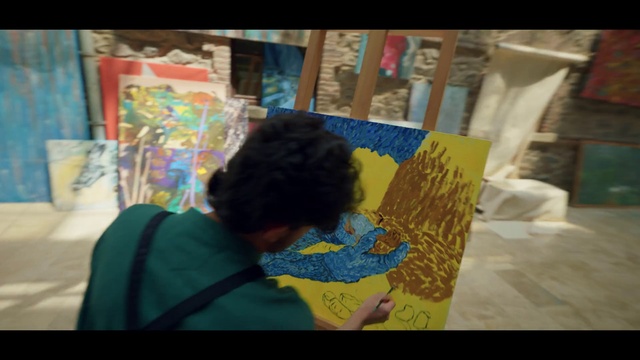 Video Reference: World, Textile, Organism, Art, Paint, Artist, Tints and shades, Painting, Event, Visual arts