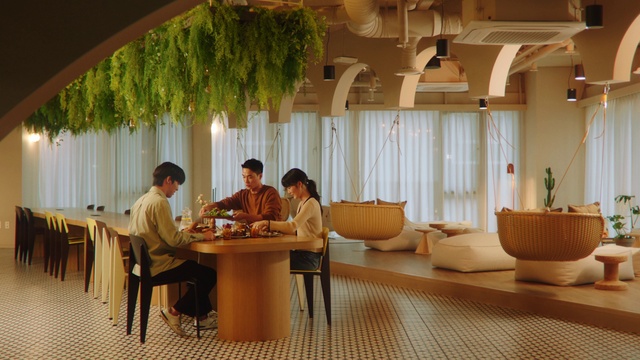 Video Reference: Table, Furniture, Plant, Chair, Houseplant, Architecture, Comfort, Interior design, Wood, Building