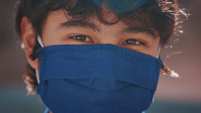 Video Reference: Forehead, Nose, Chin, Eyebrow, Mouth, Eyelash, Azure, Blue, Neck, Jaw