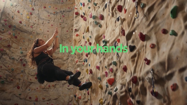 Video Reference: Climbing hold, Textile, Organism, Climbing, Climbing shoe, Font, Wall, Recreation, Rock climbing, Wood