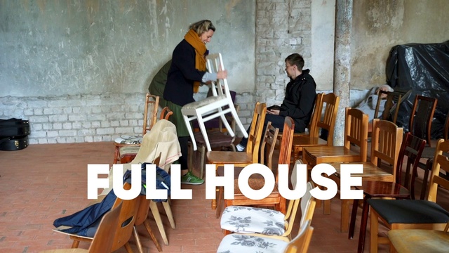 Video Reference: Furniture, Shirt, Human, Chair, Wood, Leisure, Font, Flooring, Hardwood, T-shirt