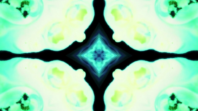 Video Reference: Aqua, Pattern, Art, Tints and shades, Gas, Electric blue, Symmetry, Terrestrial plant, Circle, Design
