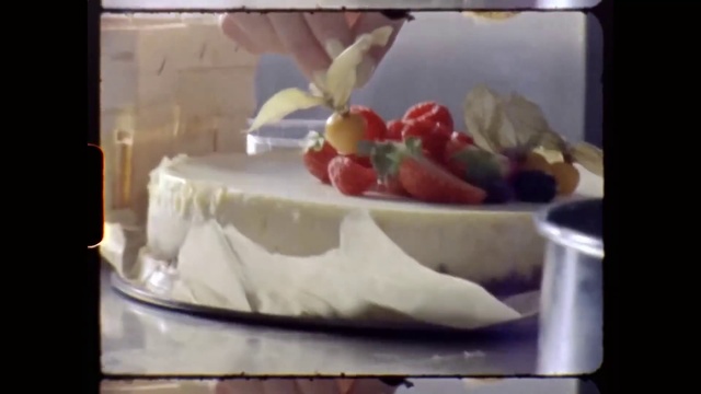 Video Reference: Food, Dishware, Ingredient, Recipe, Rectangle, Dish, Cake, Cuisine, Strawberry, Serveware