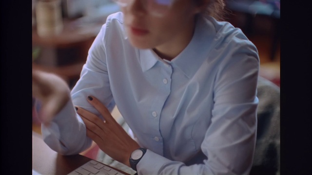 Video Reference: Watch, Hand, Dress shirt, Sleeve, Gesture, Collar, Eyewear, Blazer, Elbow, Formal wear