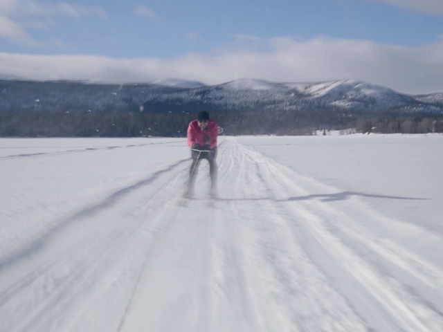 Video Reference: Sky, Cloud, Ecoregion, Snow, Slope, Mountain, Freezing, Ice cap, Terrain, Tree