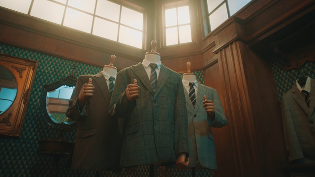 Video Reference: Window, Tie, Coat, Sleeve, Collar, Dress shirt, Suit, Blazer, Formal wear, White-collar worker