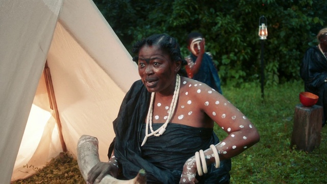 Video Reference: Plant, Tree, Happy, Grass, Leisure, Eyewear, Tent, Fun, Event, Necklace