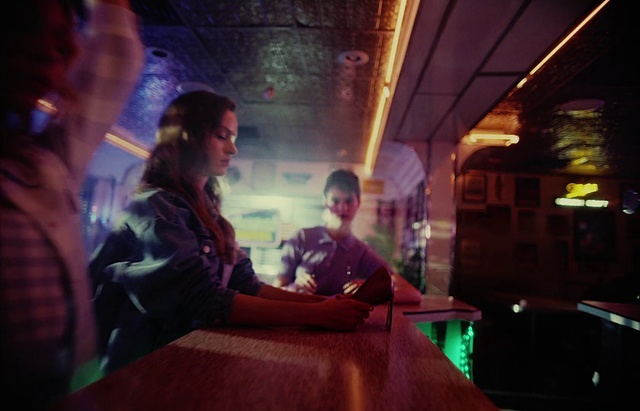 Video Reference: Purple, Entertainment, Magenta, Leisure, Event, Music venue, Fun, Hat, Music, T-shirt