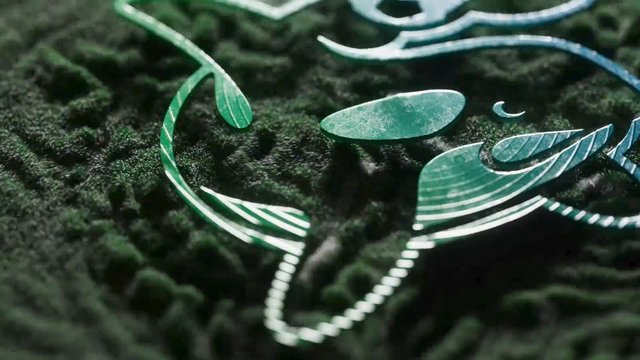 Video Reference: abstract, green, teal, leaf, organic, pattern, texture, macro, decorative, close-up, design, background