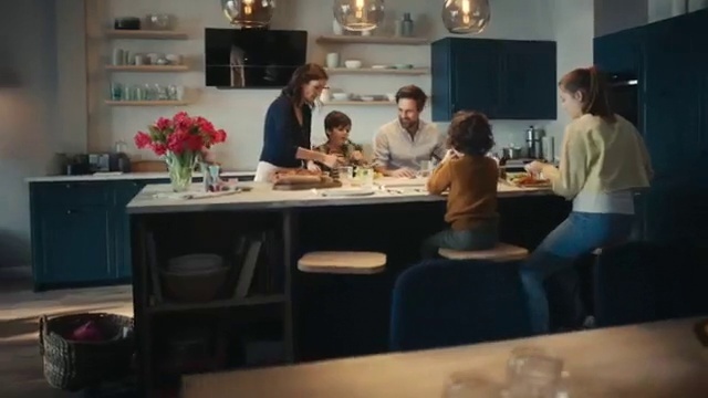 Video Reference: Table, Furniture, Tableware, Interior design, Countertop, Houseplant, Plant, Picture frame, Food, Cabinetry