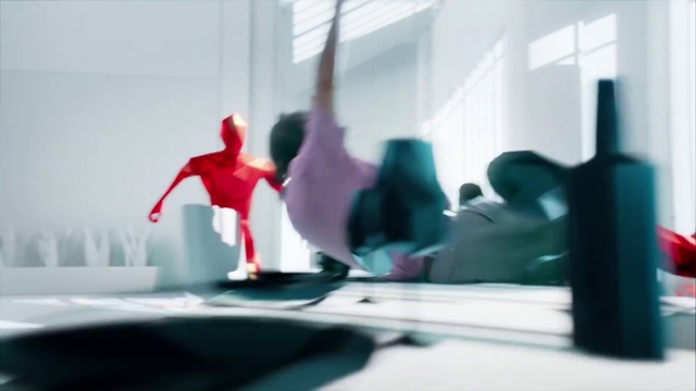 Video Reference: Dress, Interior design, Plant, Comfort, Magenta, Flooring, Event, Balance, Human leg, Performing arts