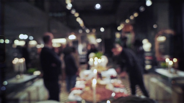 Video Reference: Tableware, Drinkware, Customer, City, Event, Fun, Darkness, Midnight, Street, Table