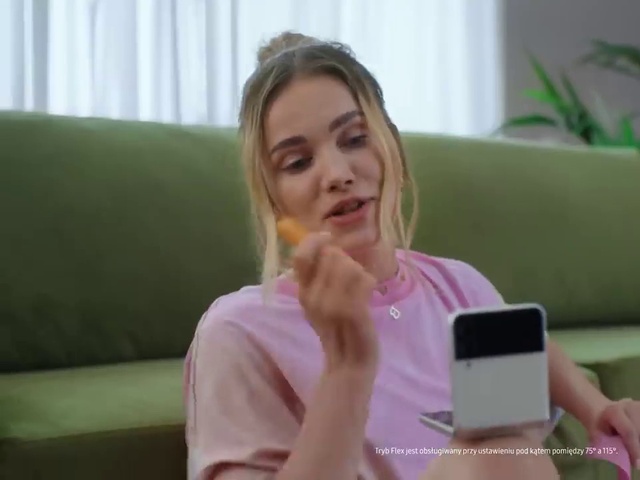 Video Reference: Skin, Smile, Couch, Comfort, Gesture, Happy, Mobile phone, Thumb, Plant, Communication Device