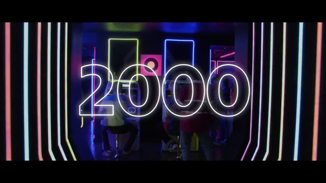 Video Reference: Purple, Font, Visual effect lighting, Violet, Electronic signage, Magenta, Rectangle, Display device, Electric blue, Technology